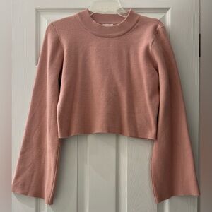 Le Lis Cropped Sweater SZ Large